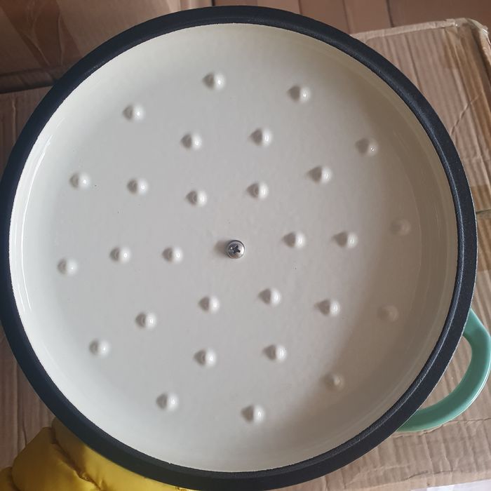 Oala din Fonta Emailata, 4L/23cm, verde deschis - Lätt Home