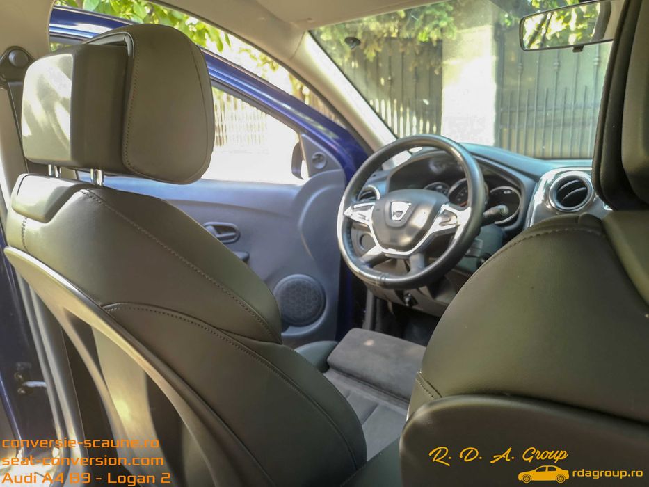 Sistem adaptare scaune de Audi A4 B9 A5 pe Logan Duster Sandero