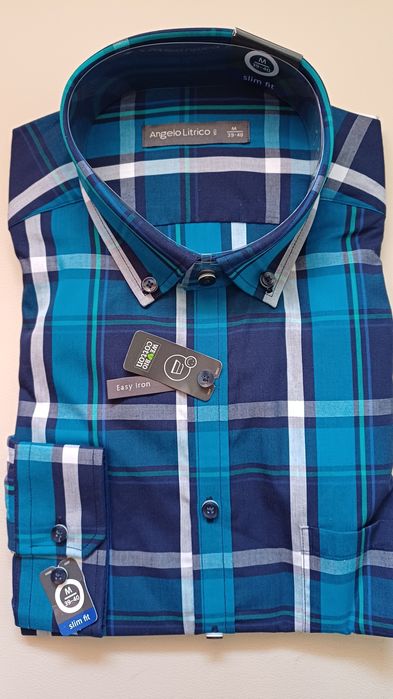 Cămăși slim mânecă lungă noi, cu etichetă