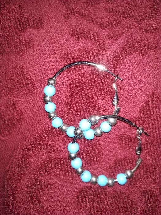 Красивые серьги-кольца