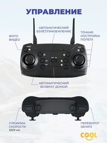 Дрон Е88 Pro с двойной камерой