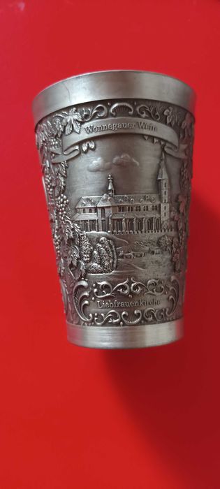 Чаши от калай 95% калай , 5 % сребро ( ръчна изработка )