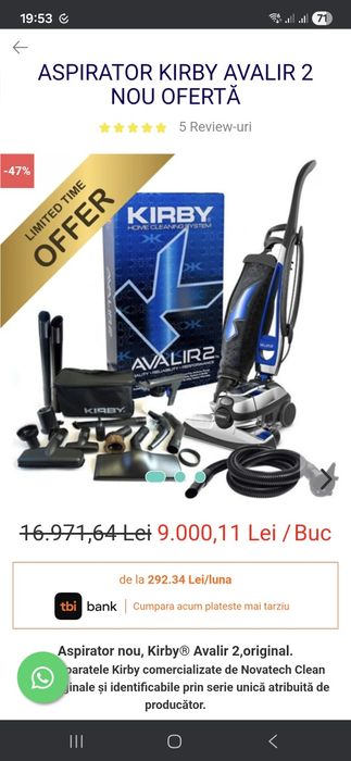 Aspirator Kirby Alalir 2