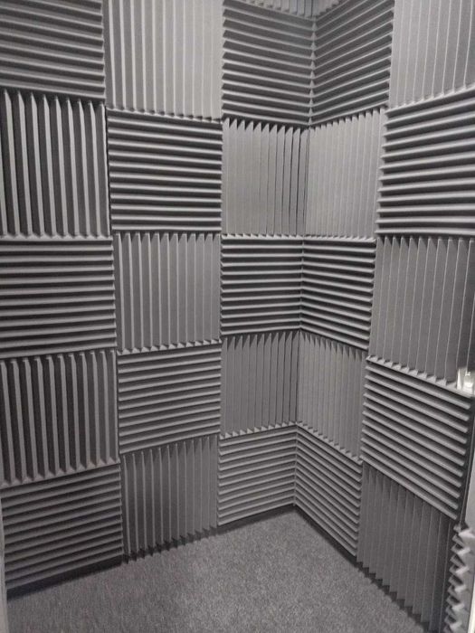 Acoustic foams, panels, diffusers.