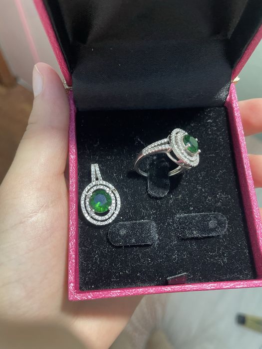 Серебреный комплект укрошений