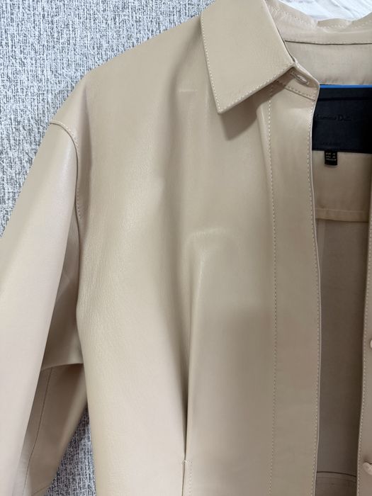 Кожаная рубашка massimo duti