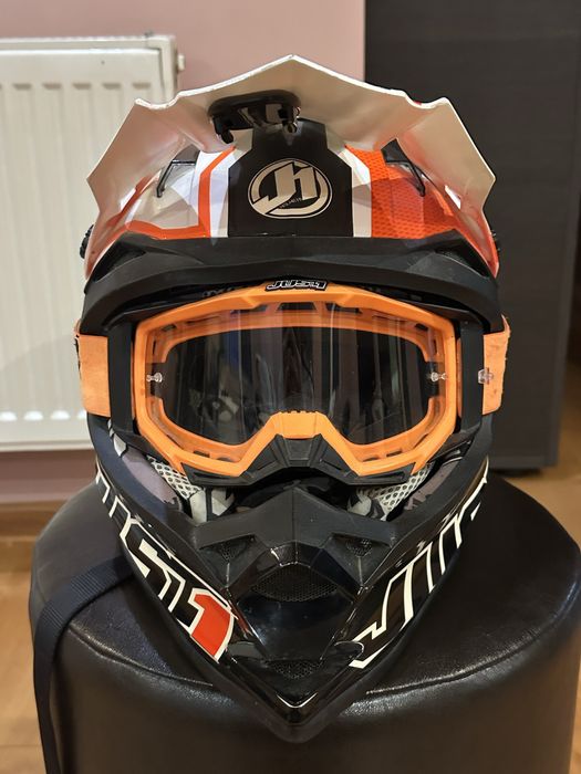 Каска за кросов мотор с очила