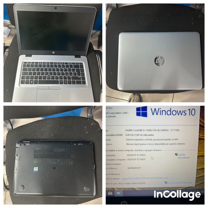 Vand laptop hp elitebook 840 g4 i5 7200 8gb ssd 256gb full hd
