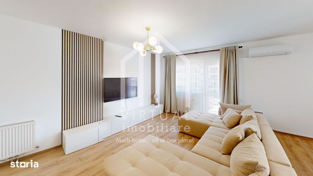 Apartament cu 3 camere, 92mp utili+teresa 23mp, bloc cu lift, etaj 2