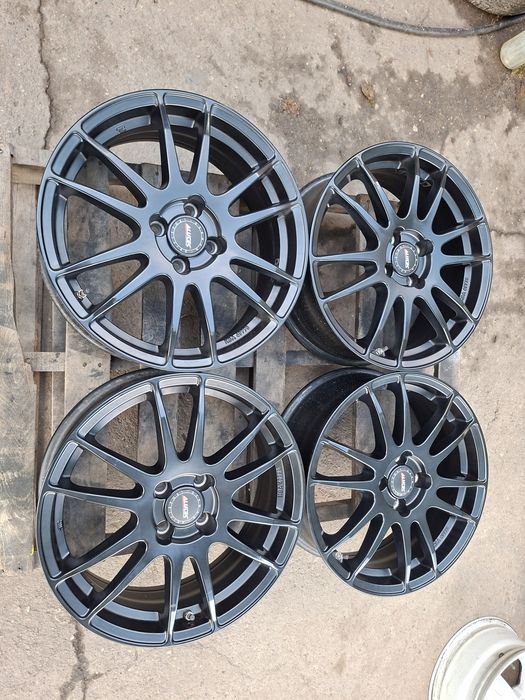 Уникални 17" 4X100mm ALUTEC Germany, 4х100 Немски Алуминиеви джанти с ДАТЧИЦИ