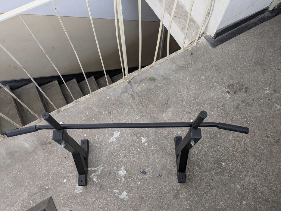 Bara tractiuni K-SPORT, KSSL107, Metal, Multifunctionala, Pentru Perete