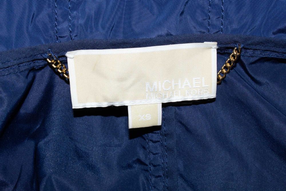 Michael Kors оригинално дамско яке синьо с качулка ветровка XS