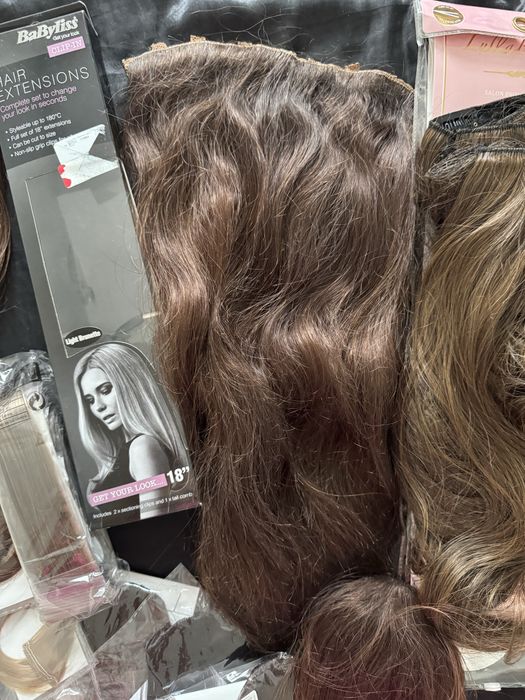 Lot extensii sintetice si naturale - Babyliss, Lullabellz, Divissima