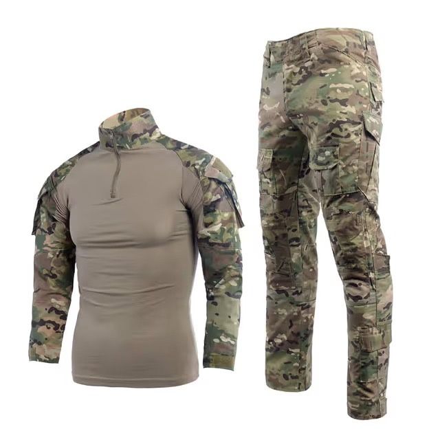 Costum Tactic Camuflaj Airsoft BDU Camașa si Pantaloni Marime L Nou