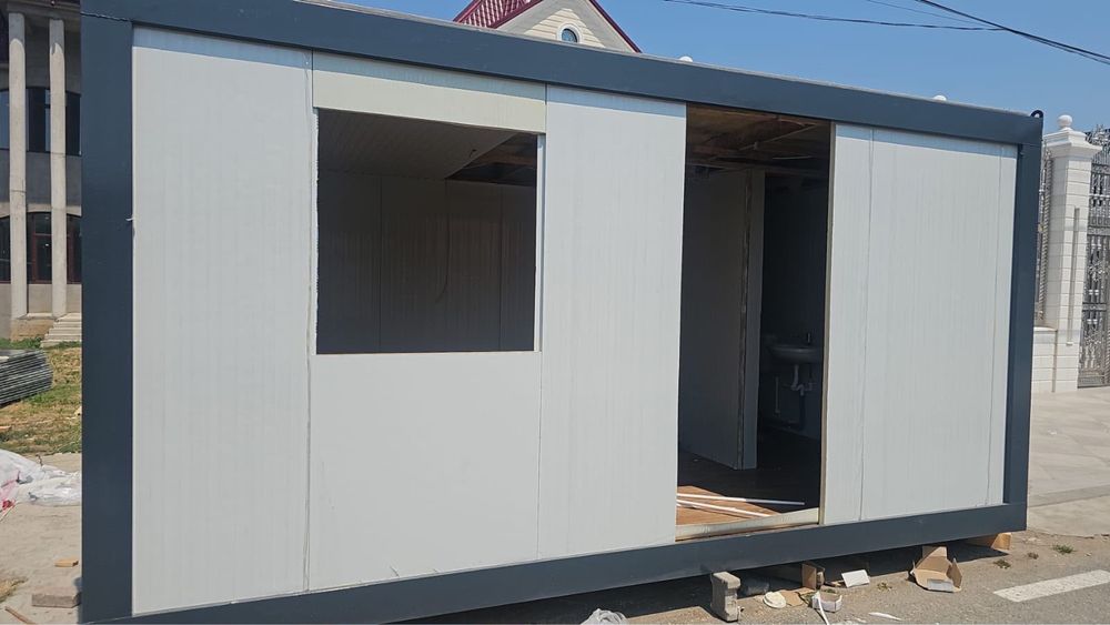 Container nou 6m lungime 3 latine cu wc inclus