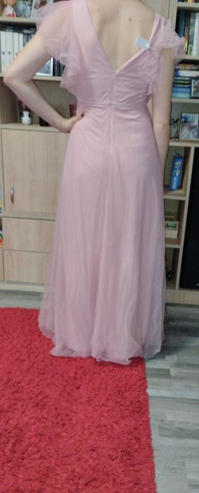 Rochie eleganta de seara roz 40/42 L