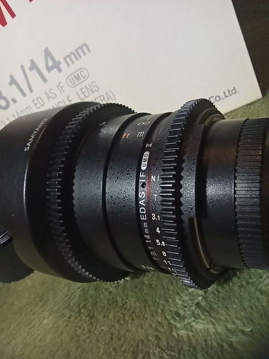 Samyang 14 MM, 3.1, Nikon FULL Frame DSLR - stare perfectă