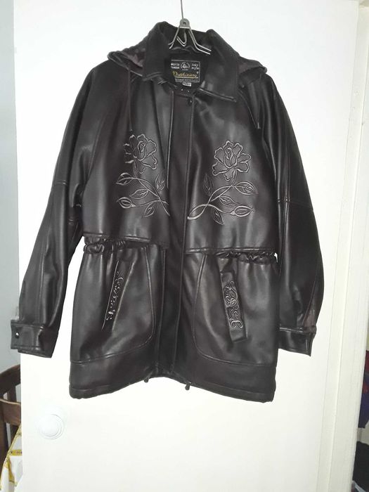 Куртка кожаная новая