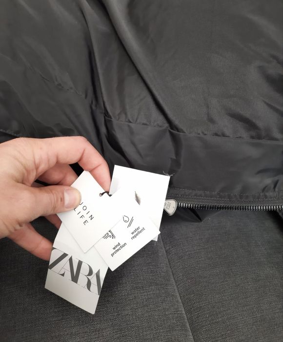 Geaca lunga groasa de iarna pentru femei Zara
