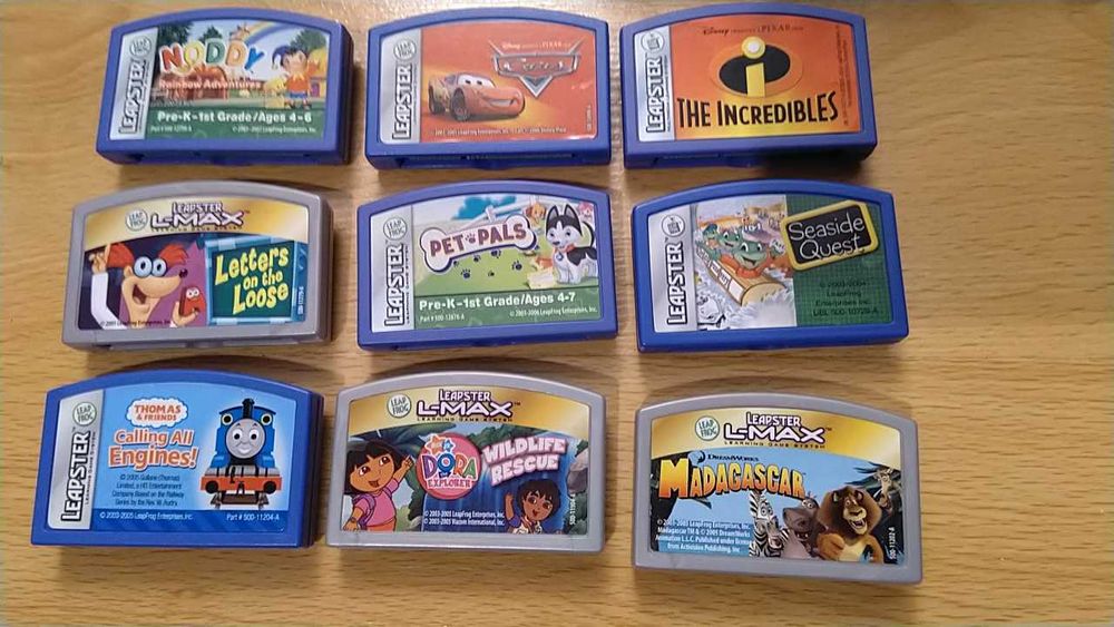 Детски учебен таблет комплект игри LeapFrog Leapster L-Max английски