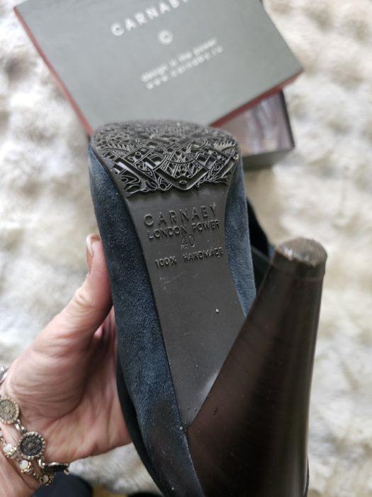 Ботильоны замшевые,CARNABY