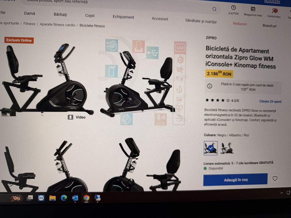 Bicicleta fitness NOUA