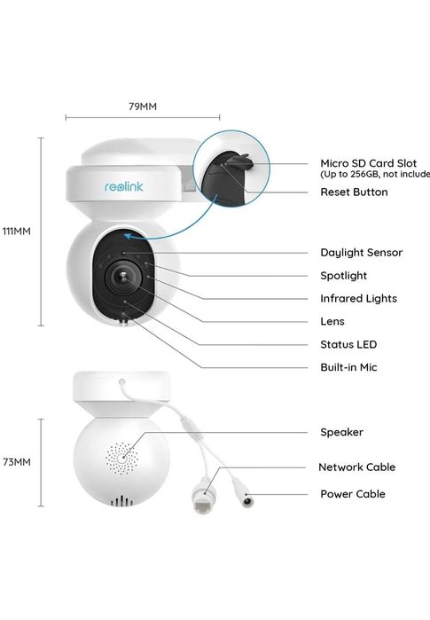Reolink E1 Outdoor Wifi 5MP PTZ