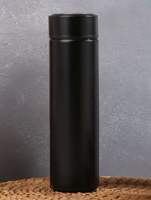 Черный термос новый