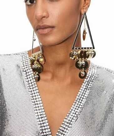 cercei Rabanne H&M, noi, piesa statement