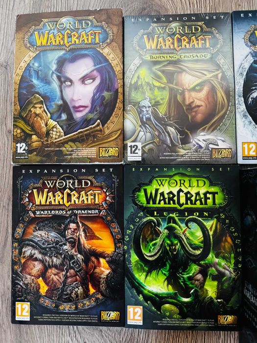 Колекция World of Warcraft PC игри като нови
