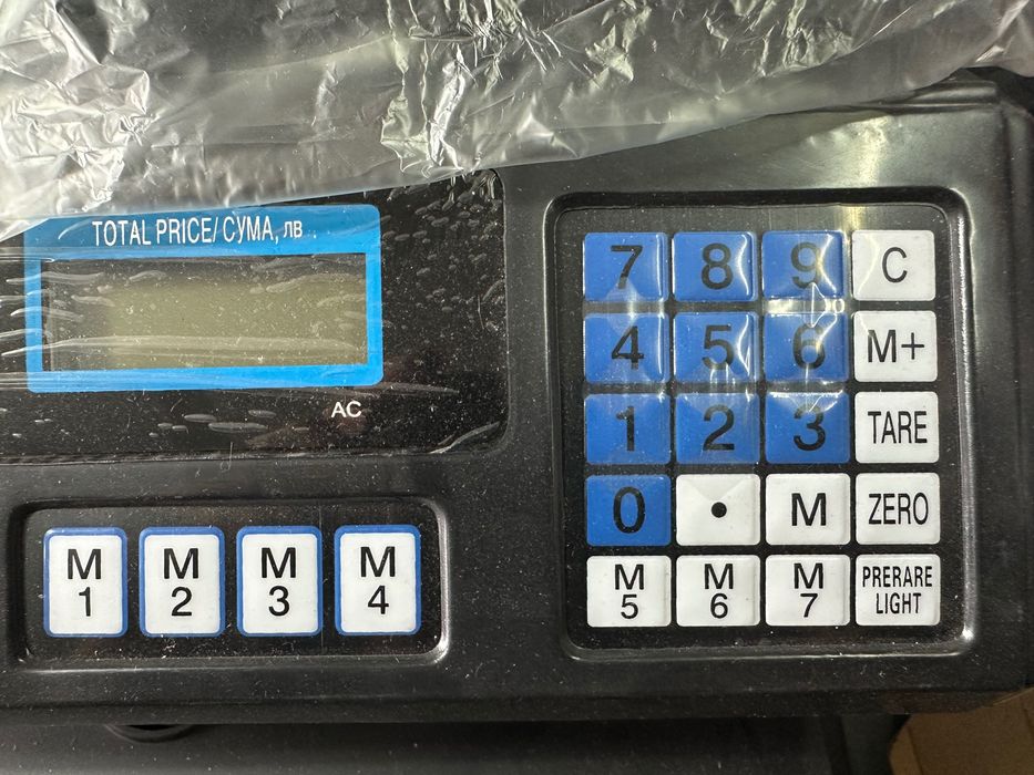 40 кг електронна везна в ново състояние