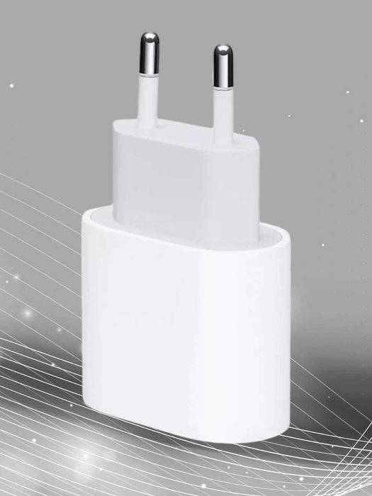 Зарядка | Адаптер для iPhone Type-C Lightning, 20 Вт белый + кабель