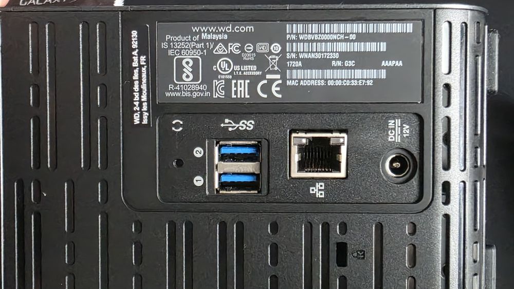 NAS MyCloudEx2 Ultra 8TB WD Red