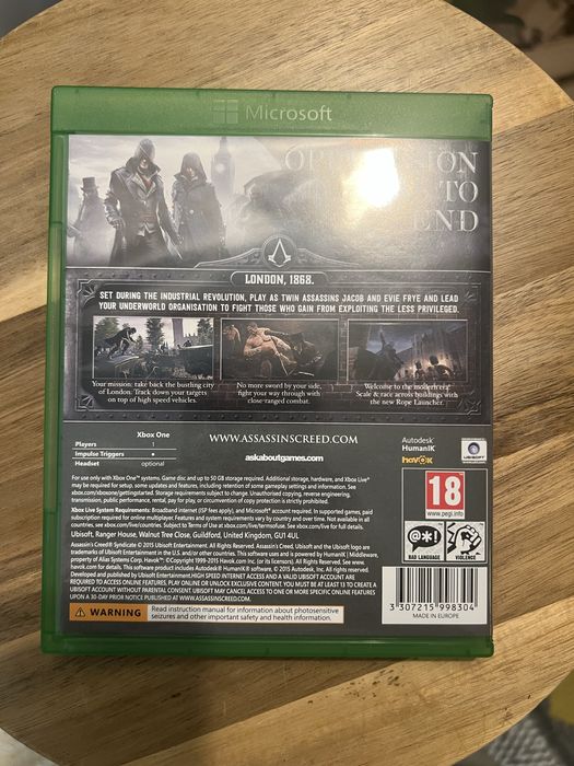 Assassin's Creed Syndicate Xbox One