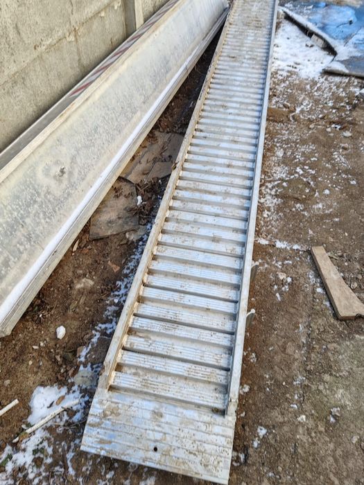 Rampe aluminiu 4m 4,5 tone