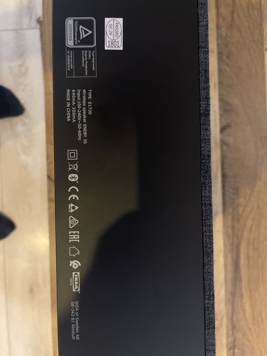 Boxă Bluetooth IKEA ENEBY 30 (Modelul Mare - 40W)