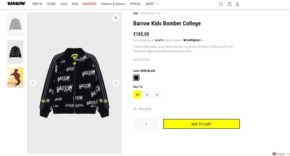 Детско яке Barrow Original