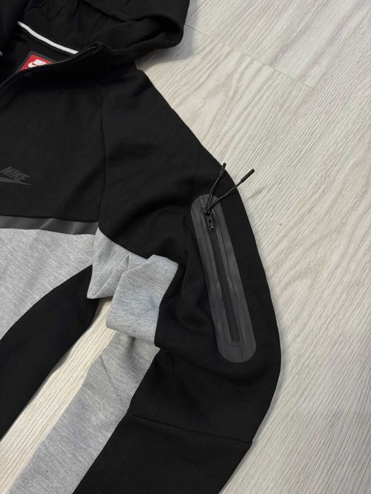 Trening Nike TECH Fleece Negru Gri 2024 - Set Complet Bumbac