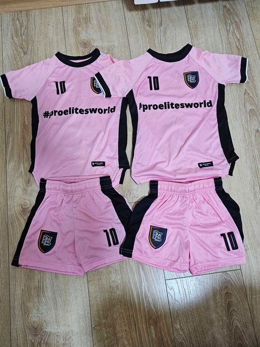 Лот Спортен летен Екип розов 18м -2г