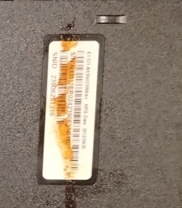 Ноутбук Acer на разбор