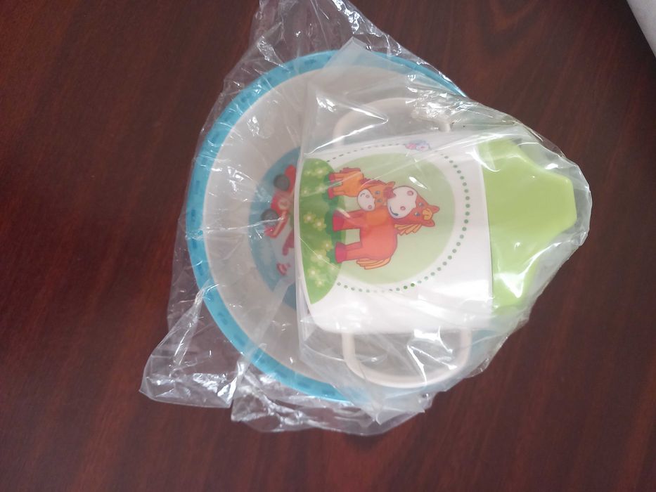 Set farfurie/cană copii Haba