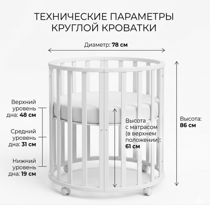 Детская кроватка