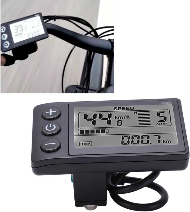 Електрически LCD дисплей, електрически S866 LCD дисплей измервателен уред 24V 36V 48V