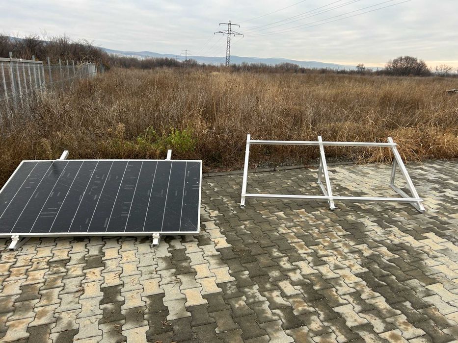 Регулируема стойка за монтаж на фотоволтаични или соларни панели - 30°