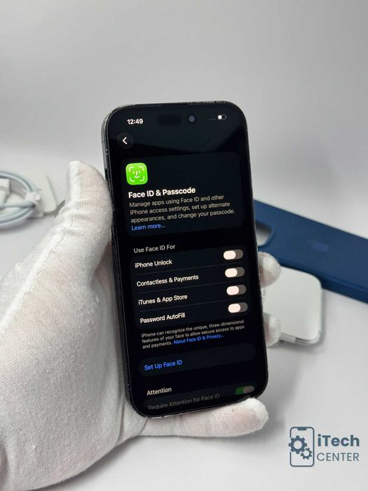 iPhone 14 Pro, 256GB, Black, 100% батерия, ОТЛИЧЕН, ГАРАНЦИЯ!