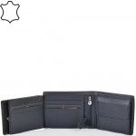 МЪЖКО ПОРТМОНЕ GRANDE от естествена кожа - Тъмно синьо