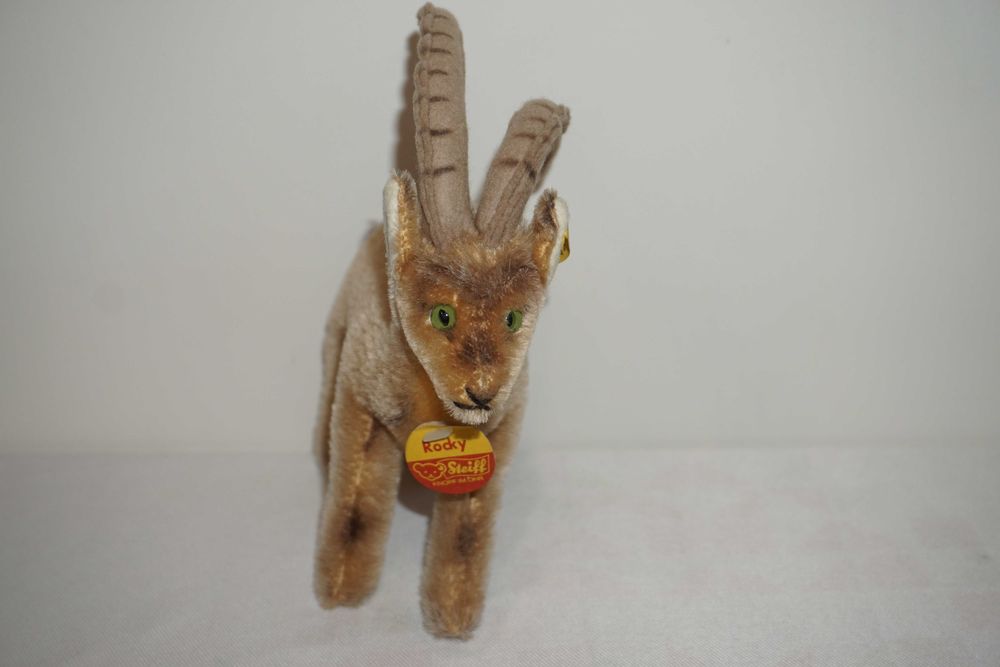 Рядка Колекционерска Коза Rocky Steiff Made In Germany от 1960г