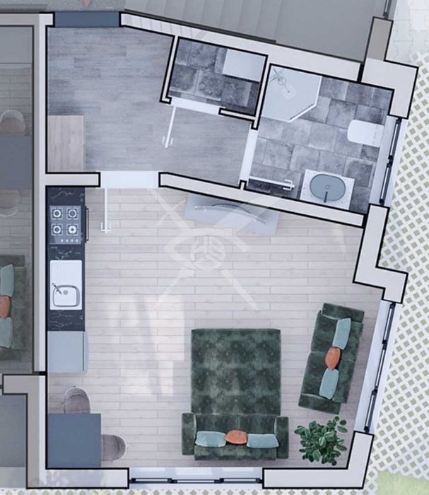 Продава се Едностаен апартамент в София, Левски В - 46 кв.м за 2066 €/кв.м - Снимка #2