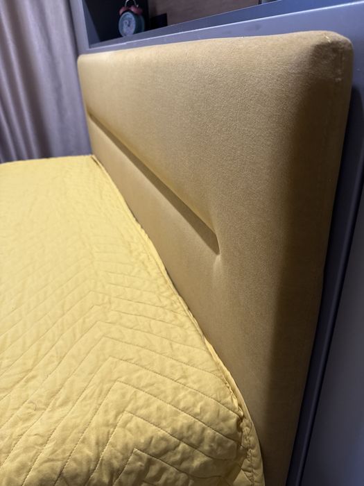 Кровать Пайл 160 Velvet Yellow