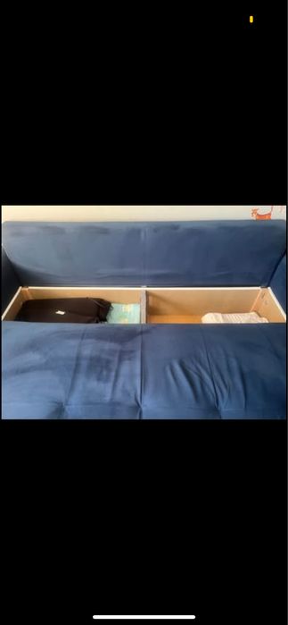 Canapea extensibila  cu lada depozitare 260x110x100 cm